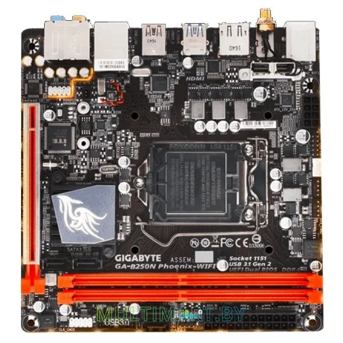 Материнская плата Gigabyte GA-B250N Phoenix-WIFI (rev. 1.0)